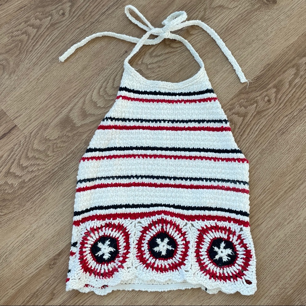 Hollister knitted crop top